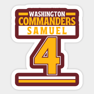 Washington Commanders Samuel 4 Edition 1 Sticker